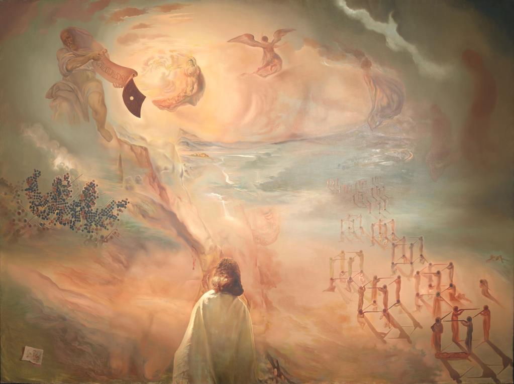 Salvador Dalí, Galacidalacidesoxiribunucleicacid (Homage to Crick and Watson), 1963, Salvador Dalí Museum, St. Petersburg, Florida