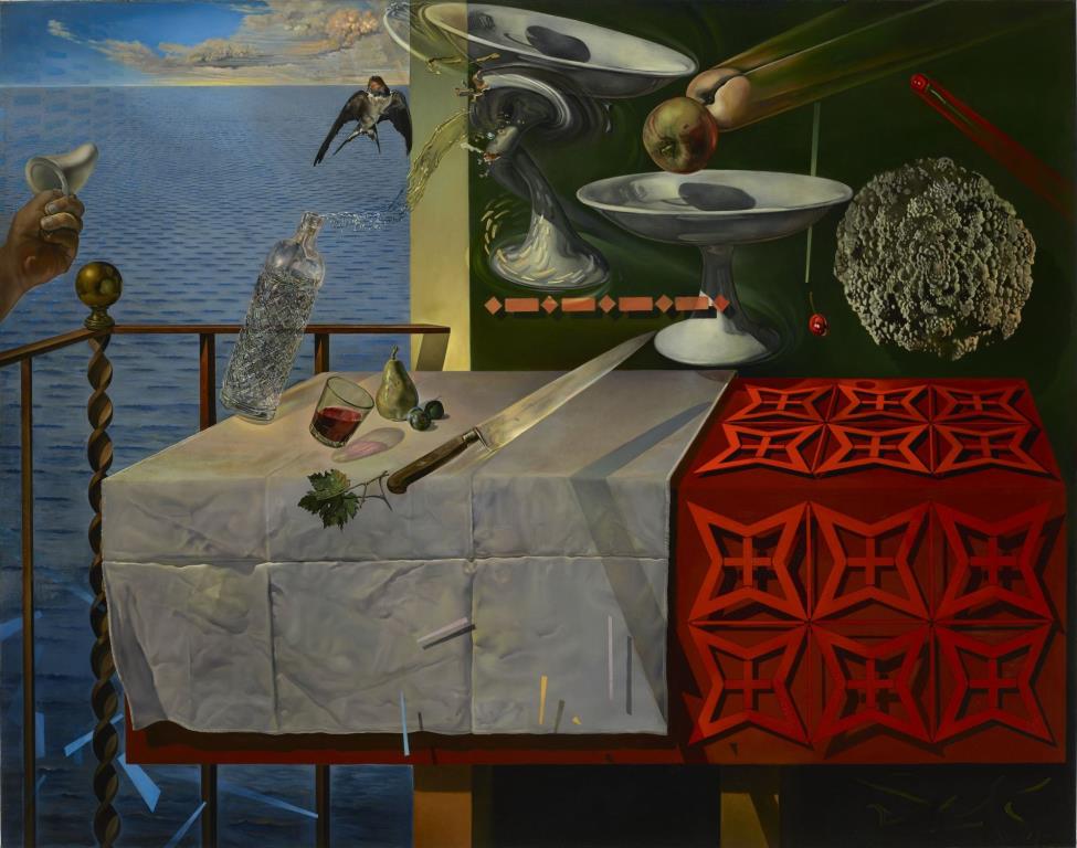 Salvador Dalí, Nature Morte Vivante (Still Life-Fast Moving), 1956, Salvador Dalí Museum, St. Petersburg, Florida