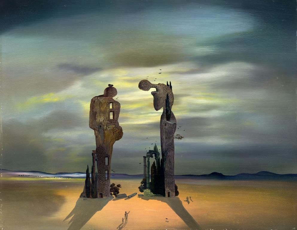 Salvador Dalí, Archeological Reminiscence of Millet's Angelus, c. 1934, Salvador Dalí Museum, St. Petersburg, Florida