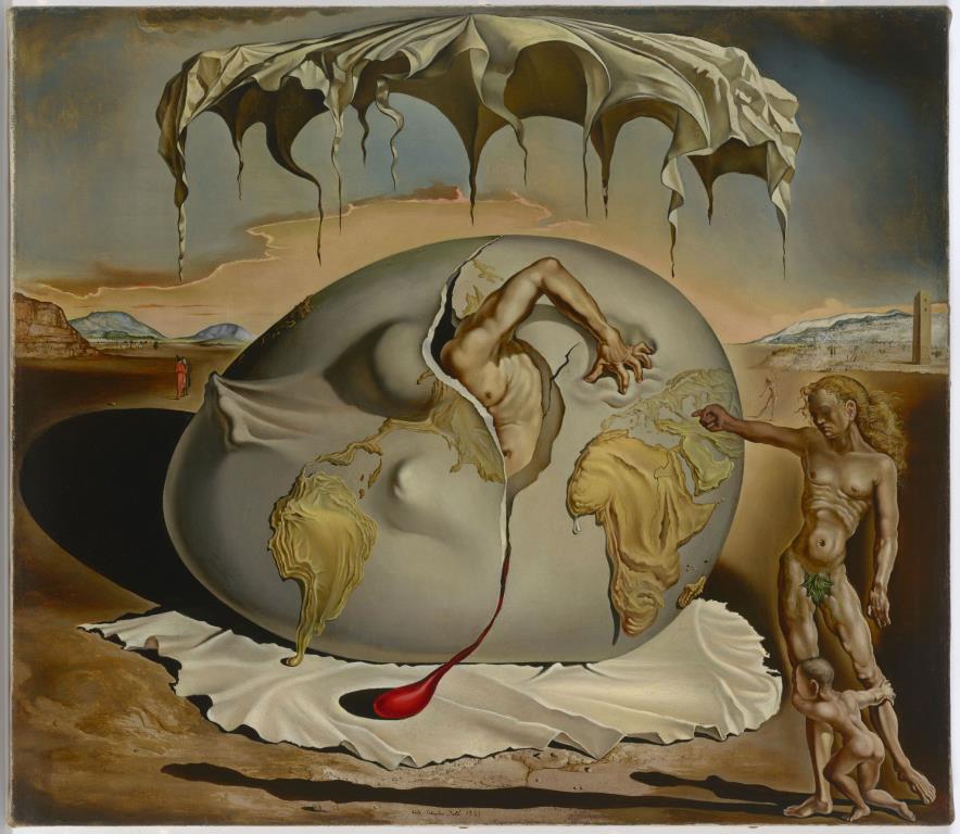 Salvador Dalí, Geopoliticus Child Watching the Birth of the New Man, 1943, Salvador Dalí Museum, St. Petersburg, Florida